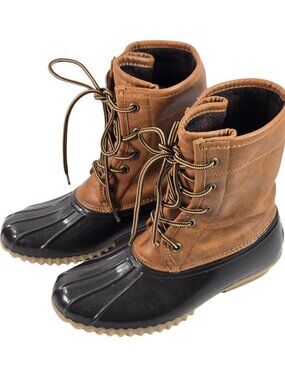 Original Duck Boots Arianna Womens 6 Waterproof Lace Up